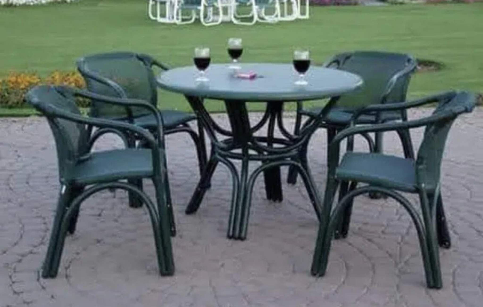 Green Heaven Chairs Set outdoor furniture Lahore patio garden lawn