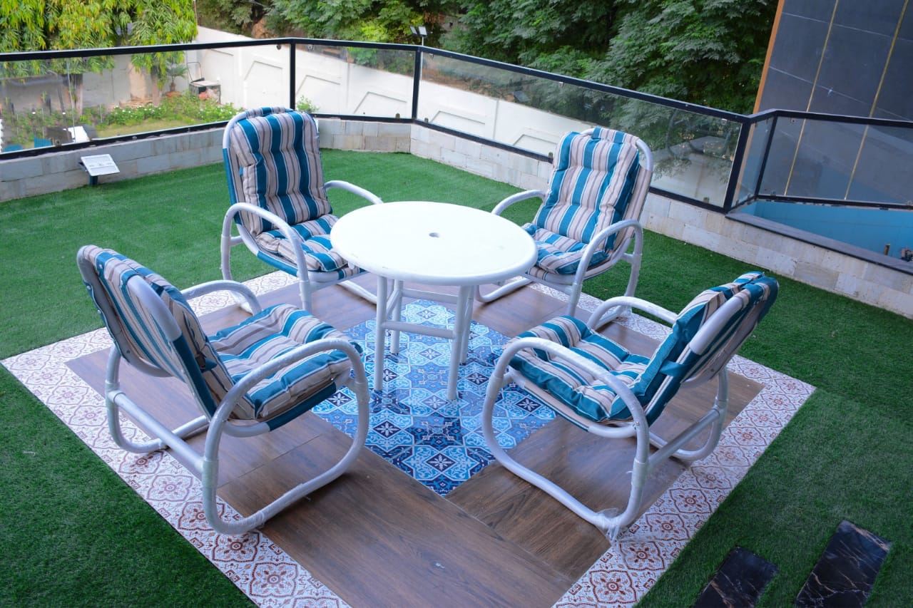 PVC Miami Chairs outdoor furniture Lahore patio garden lawn